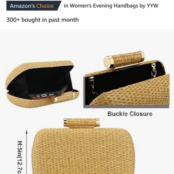 Classy and Stylish YYW Straw Clutch Purse - MINT - Picture 2 of 5